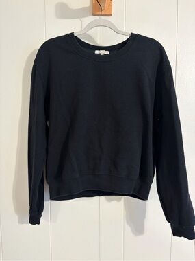 Z Supply Black Crewneck Pullover and Pant Set